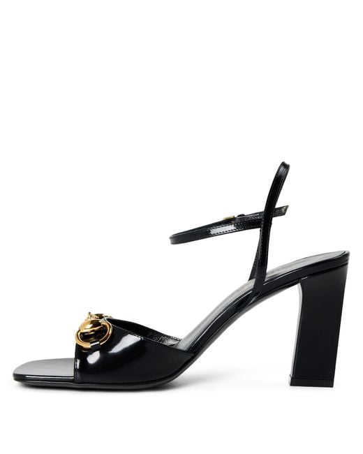 Gucci Black Simple High-Heeled Sandals