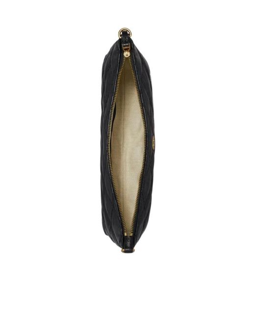 Tory Burch Black Leather And Chain Shoulder Bag