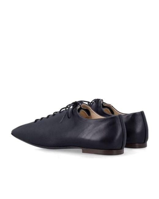 Lemaire Blue Souris Flat Nappa Derbies
