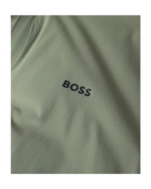 Boss Green Stand-Collar Sleeveless Vest for men
