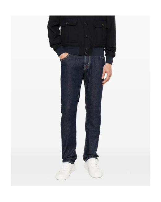 Jacob Cohen Blue Belt Loop Jeans for men