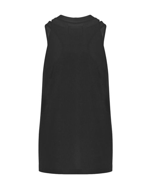DARKPARK Black Milla Cut-Out Tank Top