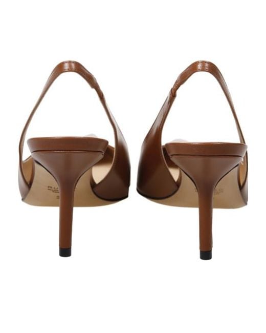 Francesco Russo Brown Pointed-Toe High-Heeled Sandals