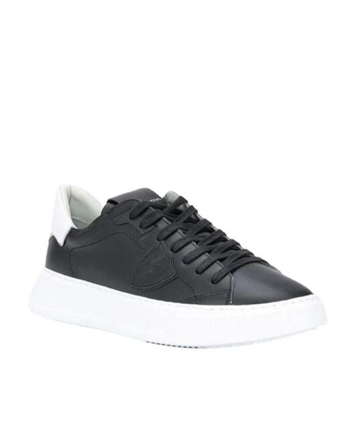 Philippe Model Multicolor Temple Veau Lace-Up Sneakers for men