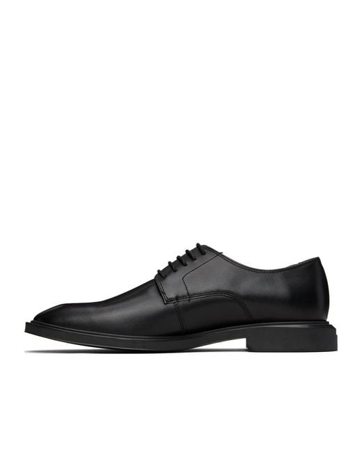 Boss Black Lace-Up Derby Shoes for men