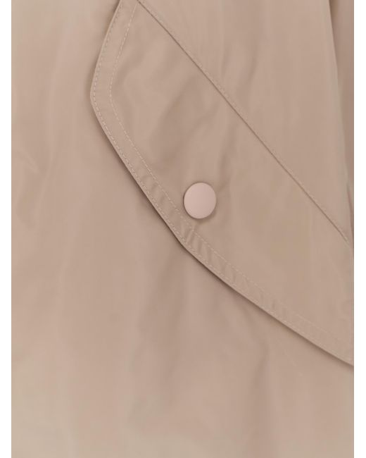 Aspesi Natural Long Bomber Jacket