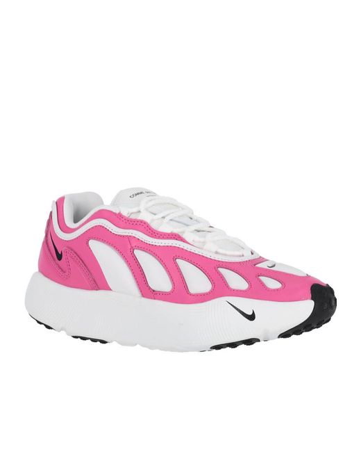 Comme des Garçons Pink Comme Des Garçons Homme Plus Lace-Up Sneakers for men
