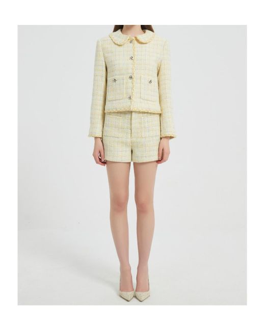 Marissa Chiara Natural Little Boy Collar Jacket