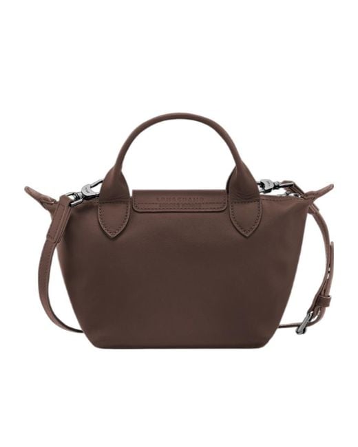 Longchamp Brown Le Pliage Xtra Xs Top Handle Bag