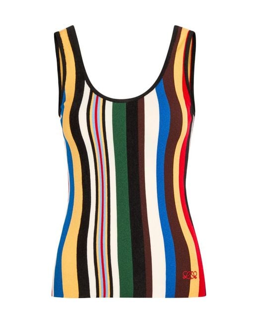 Loewe Multicolor Striped Vest