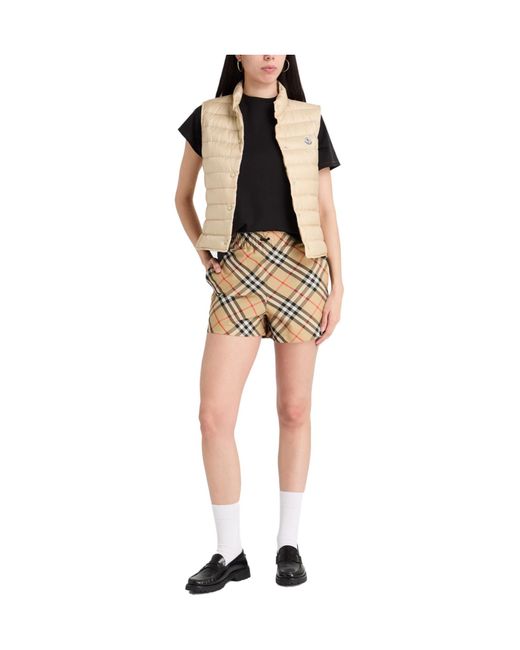 Burberry Natural Printed Shorts