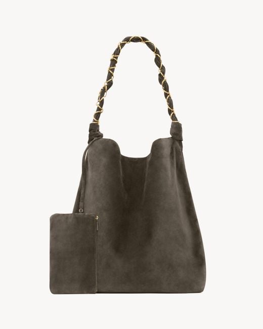 Saint Laurent Brown Amalia Shoulder Bag