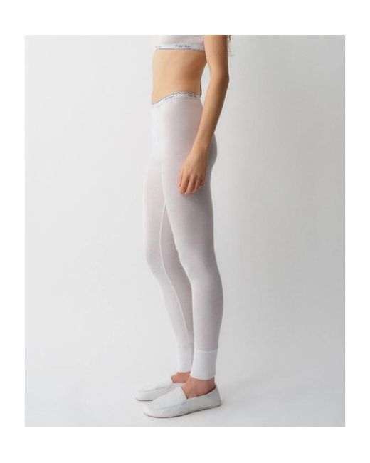 Calvin Klein White Collection Long Pants