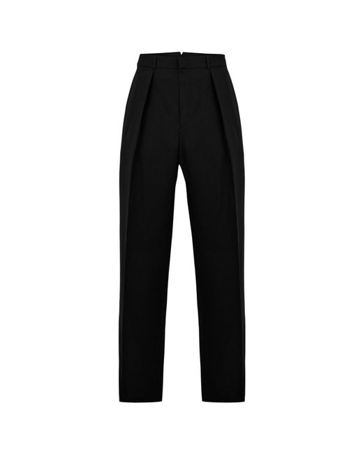 Tom Ford Black Pleated Trousers for men