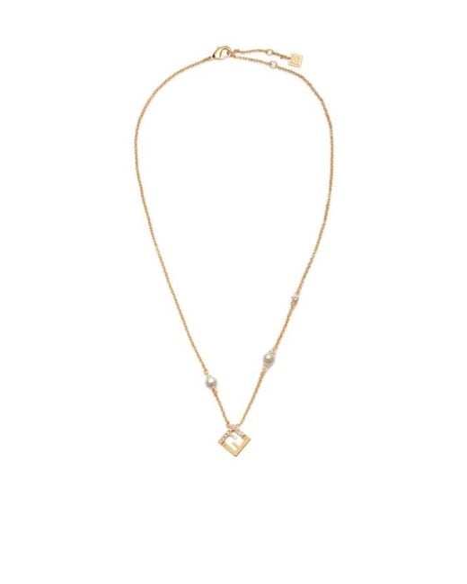 Fendi Metallic Forever Necklace