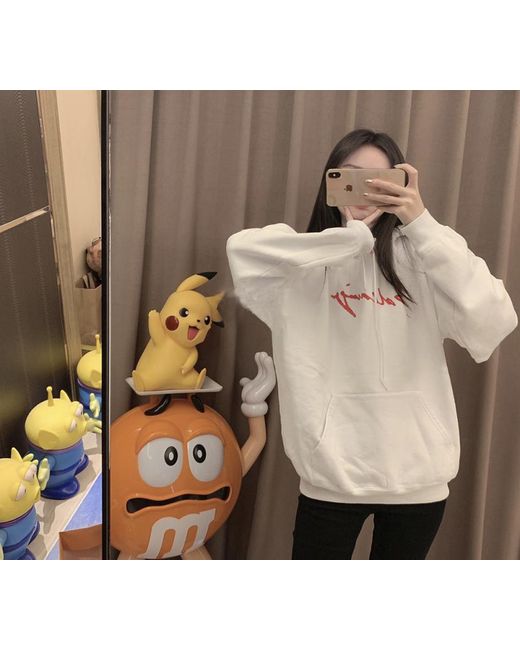 Balenciaga White Back Pulled Hoodie