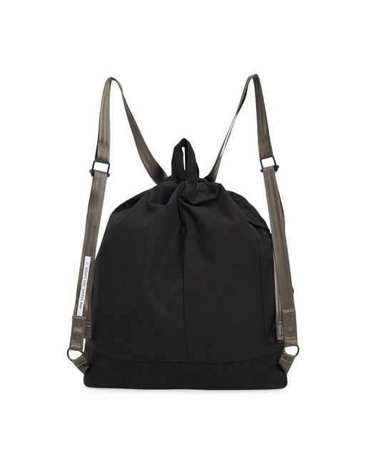 Nanamica Black Zippered Pocket Backpack for men
