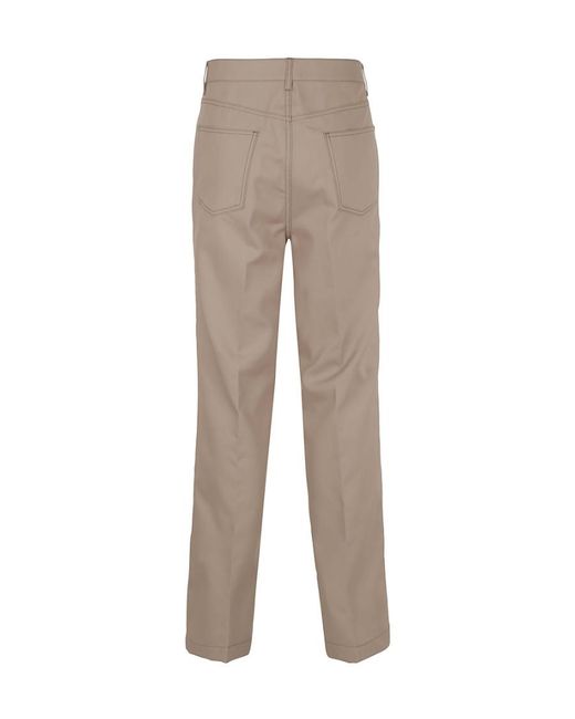 Valentino Gray Logo Casual Pants for men