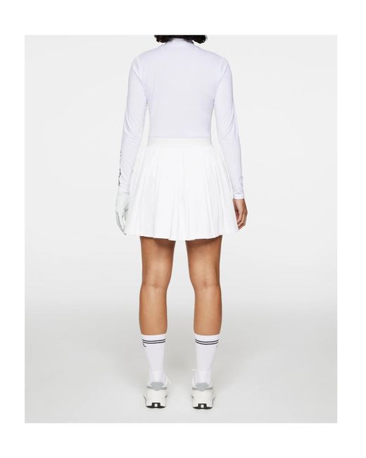 J.Lindeberg White Cheryl Skirt