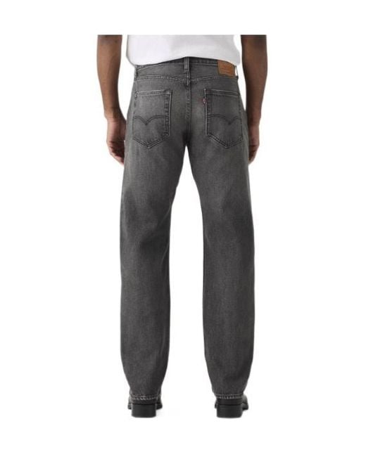 Levi's Gray 501 Relaxed Jeans for men