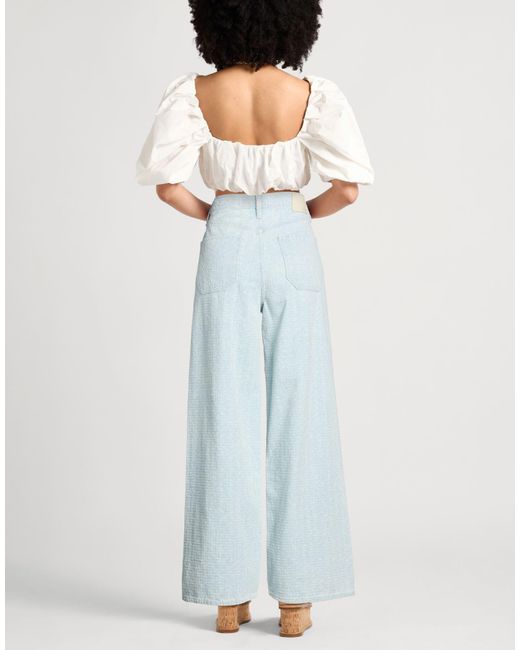 Rag & Bone Blue Plain Colour Casual Trouser