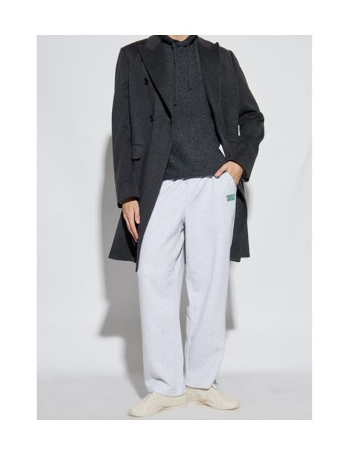 American Vintage Blue Hooded Knitwear for men