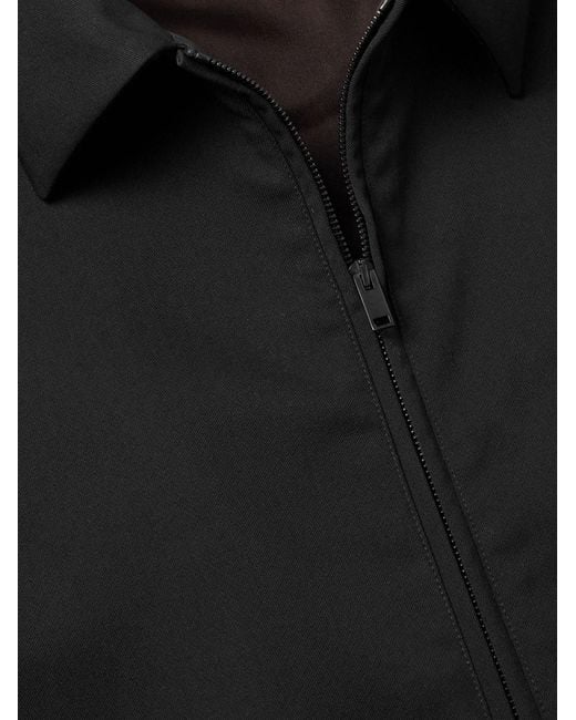 The Row Black Long-Sleeved Casual Jacket for men