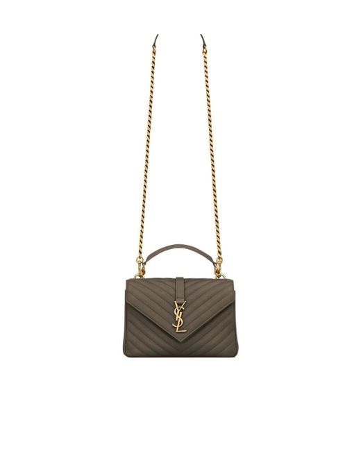 Saint Laurent Metallic College Medium
