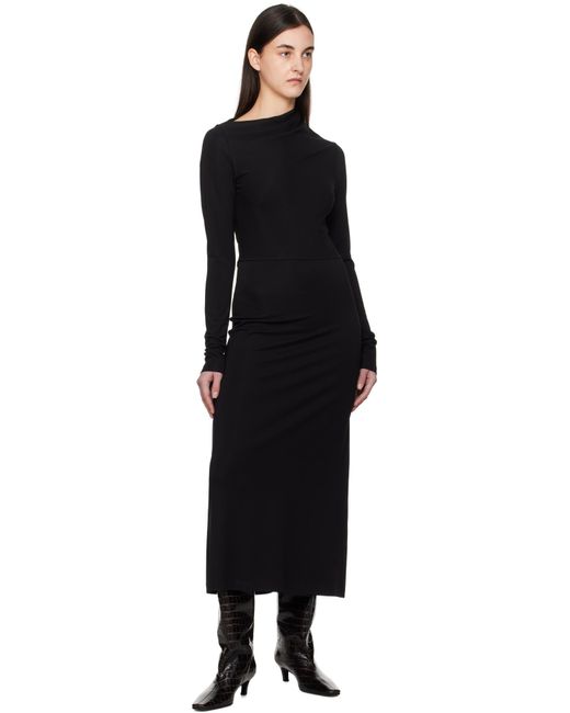 Totême Black Totême Embossed Knee-High Boots