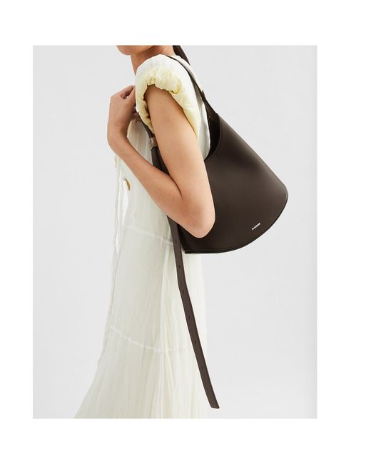 Jil Sander White Eldorado Small Shoulder Bag