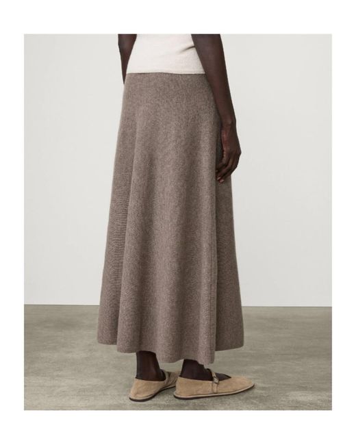 Lisa Yang Brown Flared Skirt