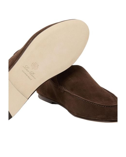 Loro Piana Brown Summer Anton Walk Loafer for men