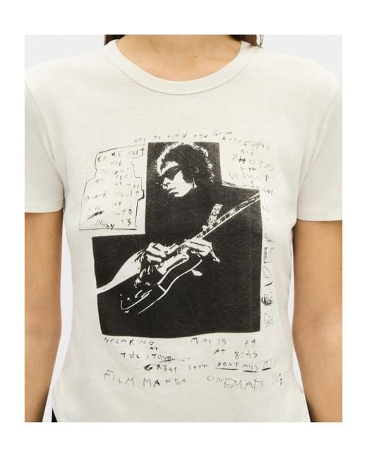 Ann Demeulemeester White Floor Curved-Hem T-Shirt
