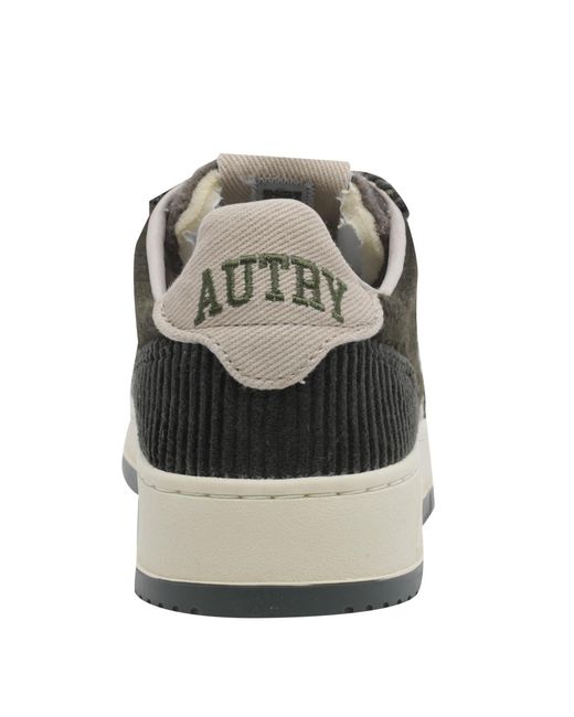 Autry Black Lace-Up Sneakers for men