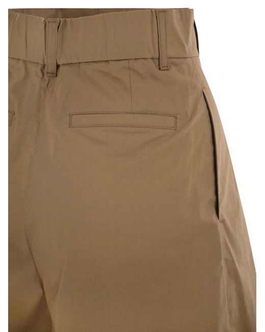 Herno Natural Button Zip-Fastening Shorts