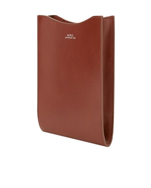 A.P.C. Red Jamie Noisette Neck Pouch