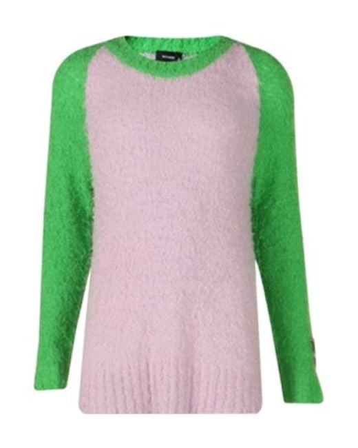 we11done Pink Long-Sleeved Sweater