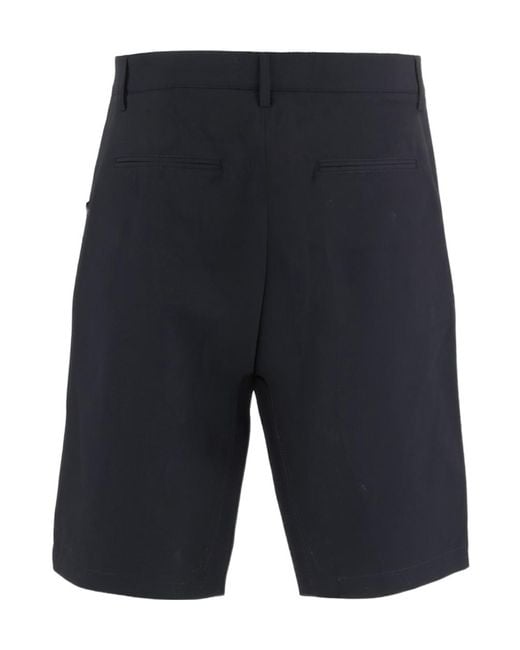 Just Cavalli Blue Logo Detail Stretch Shorts for men