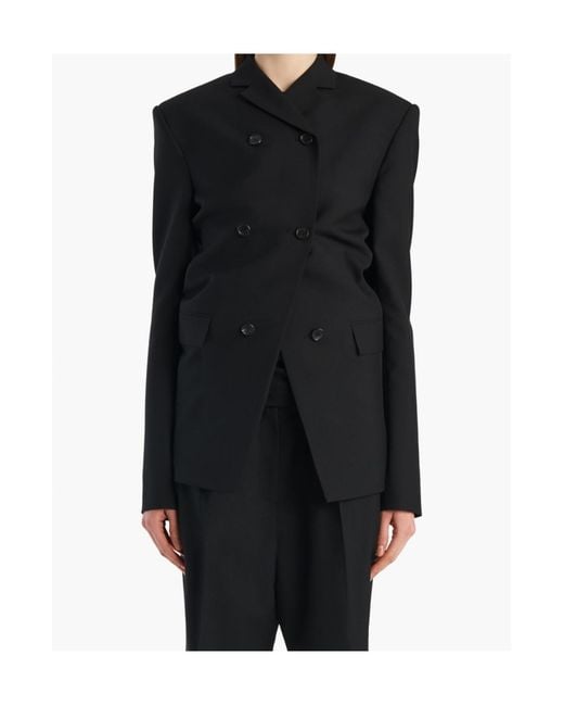 Khaite Black Rolo Jacket