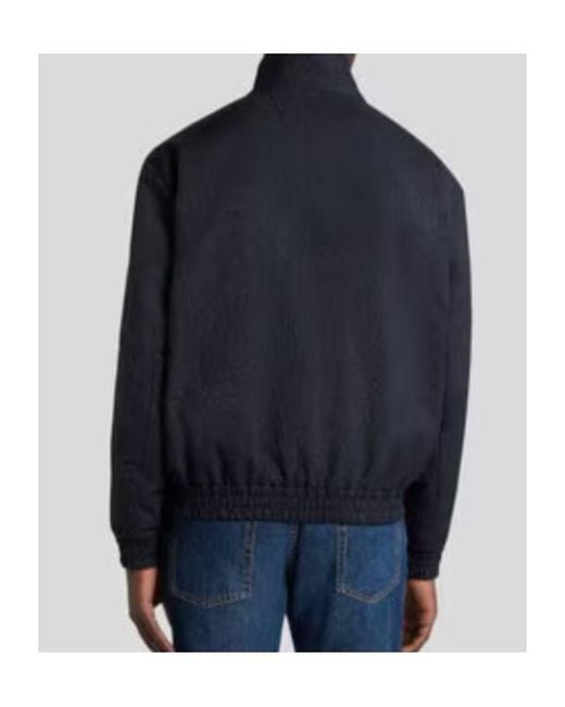 Etro Blue Arnica Zip-Up Jacket for men