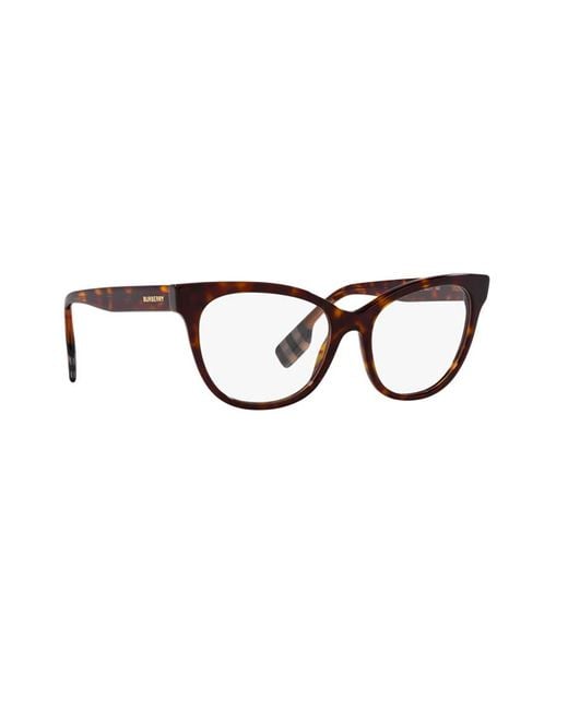 Burberry Brown Eyewear Cat-Eye Frame Glasses