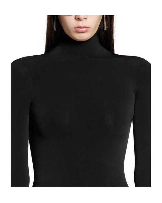 Balenciaga Black Long Sleeve Mini Dress