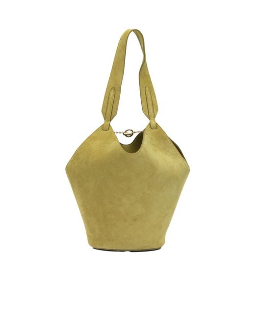 Khaite Metallic Lotus Mini Tote Bag