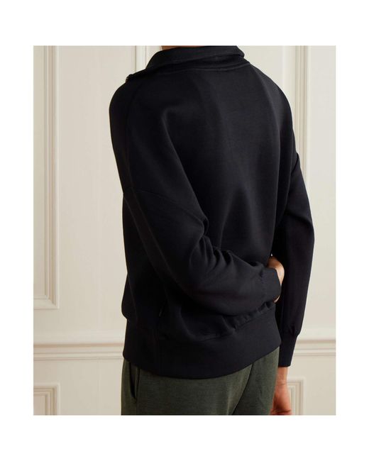 Varley Black Hawley Zip-Up Sweatshirt