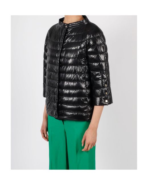 Herno Black Padded Coat