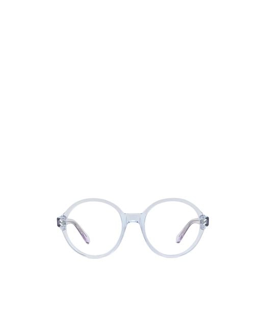 Stella McCartney White Eyewear Round Frame Glasses