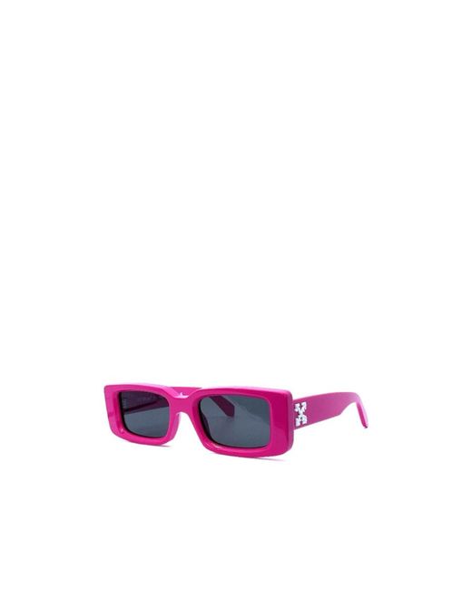 Off-White c/o Virgil Abloh Pink Full-Framed Sunglasses