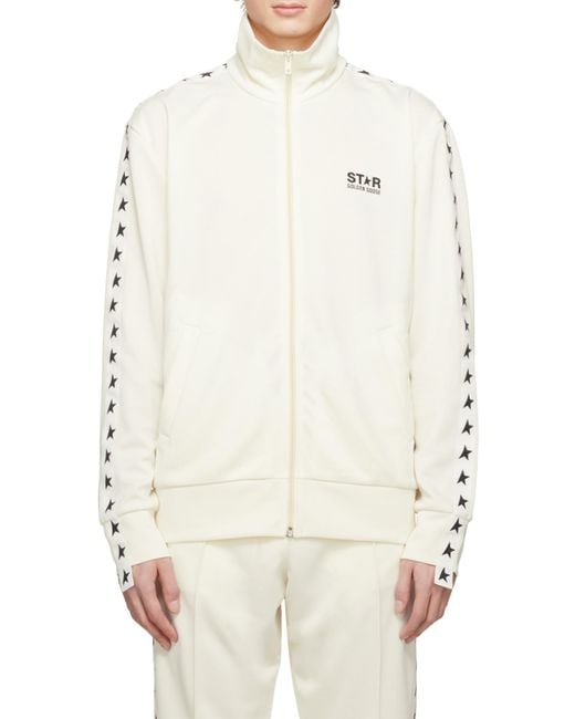 Golden Goose Deluxe Brand Natural Star Tape Zipped Jacket for men
