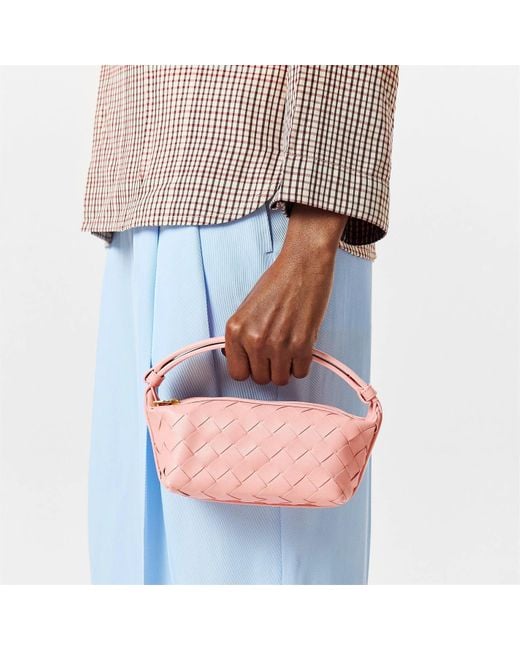 Bottega Veneta Pink Woven Handbag