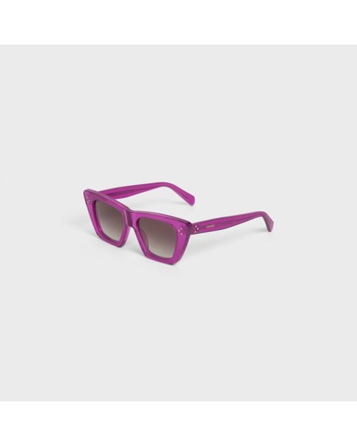 Céline Purple Cat Eye S187 Sunglasses